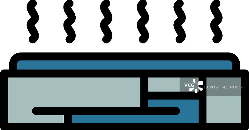 加热设备扁平图标图片素材