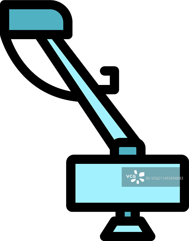 割草机图标（扁平风格）图片素材