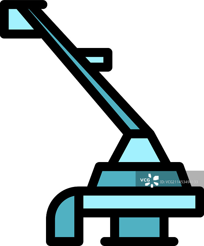 燃油手柄微调器扁平图标图片素材