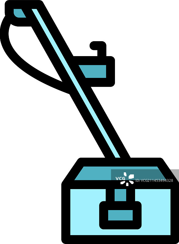 盆栽植物扦插图标（扁平风格）图片素材