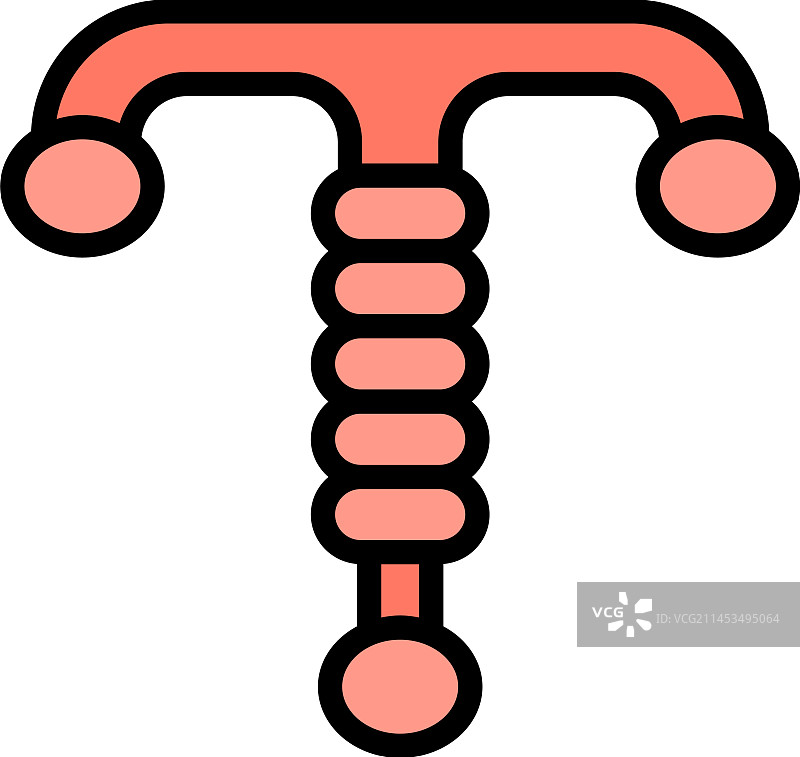 阴道避孕平面图标图片素材