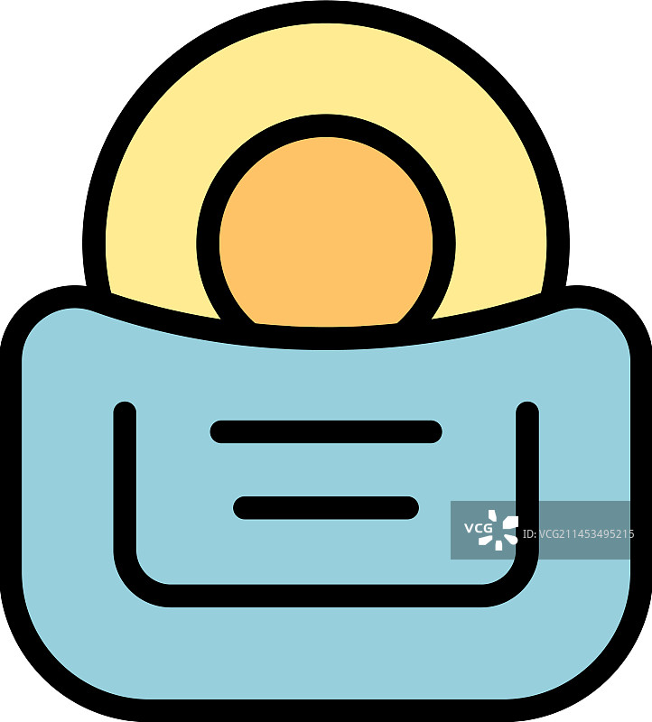 避孕套图标扁平设计图片素材