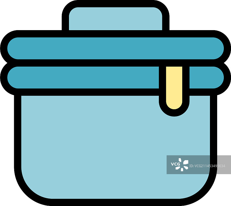 时尚盒子图标（扁平风格）图片素材