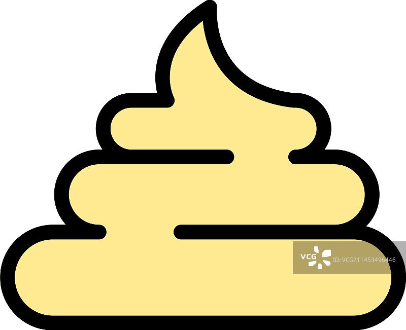 剃须泡沫扁平图标图片素材