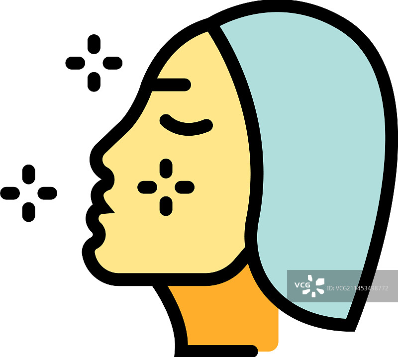 扁平风格面霜图标图片素材