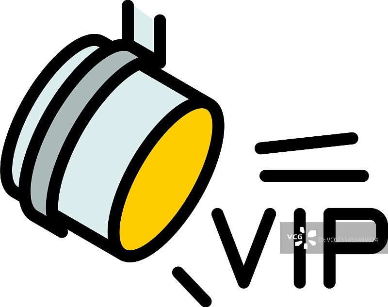 VIP活动灯光图标图片素材