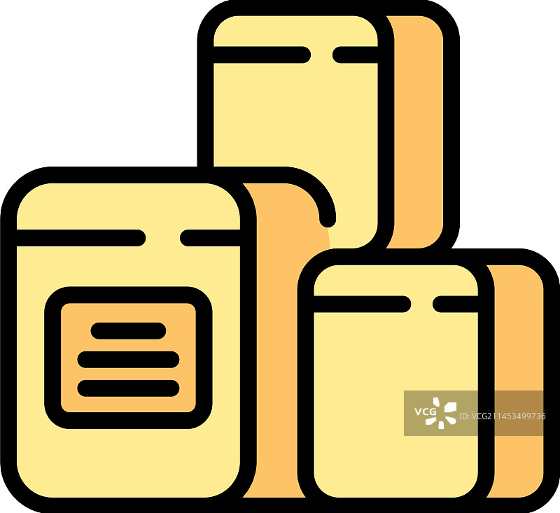 公益捐款箱堆叠图标图片素材