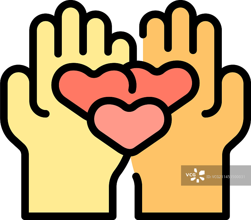 慈善关怀图标图片素材