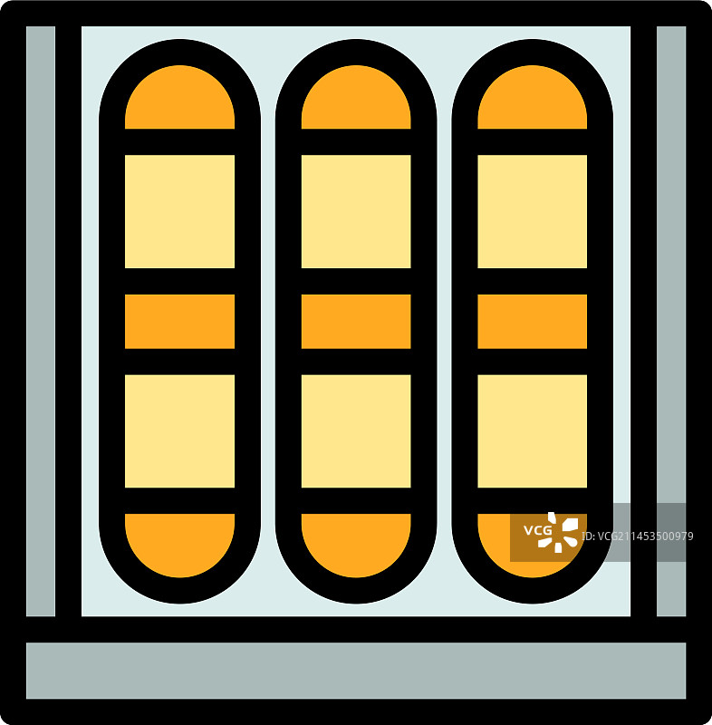 扁平风格雪茄盒图标图片素材