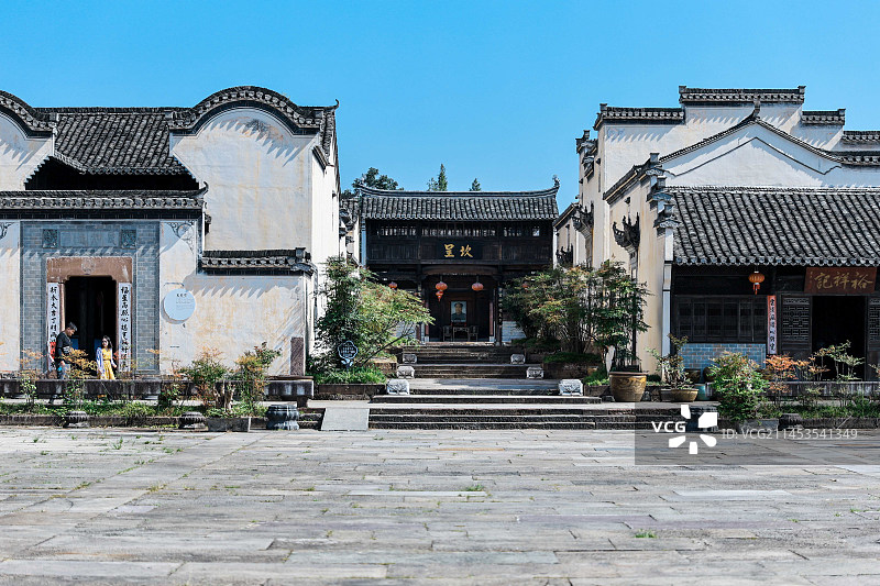 黄山呈坎风景图片素材