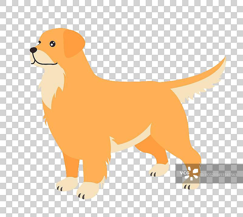 宠物狗可爱汪星人插画图片素材