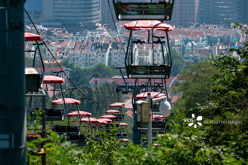 青岛太平山索道图片素材
