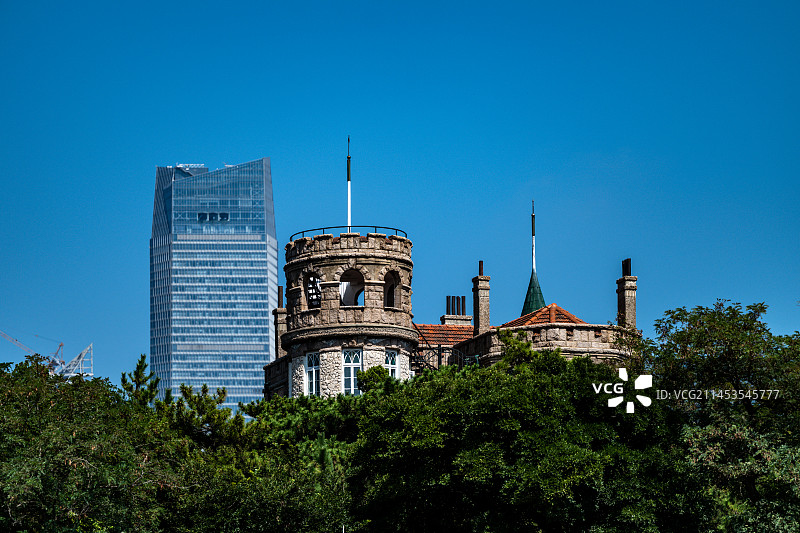 第二海水浴场的古堡图片素材