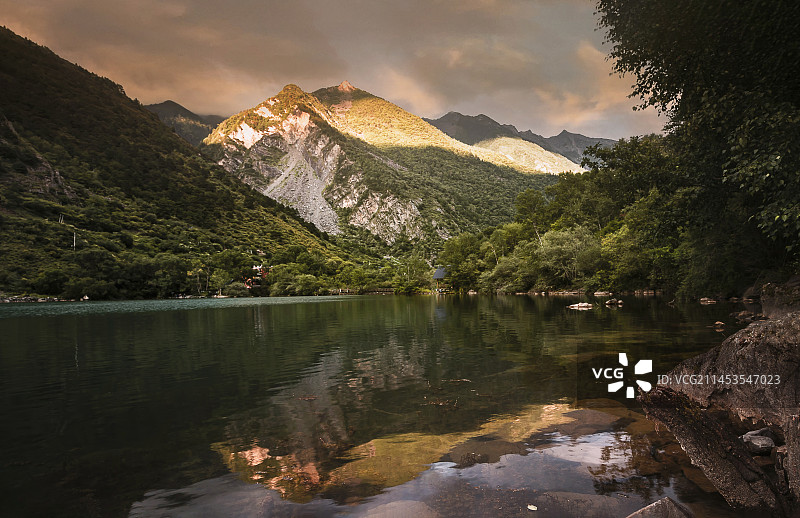松坪沟风光图片素材