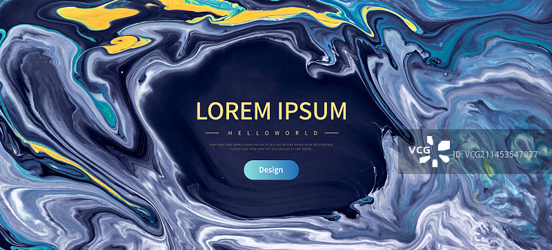 流体抽象艺术商业应用设计模板图片素材