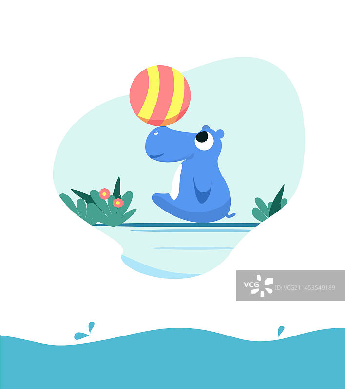 小动物河马图片素材