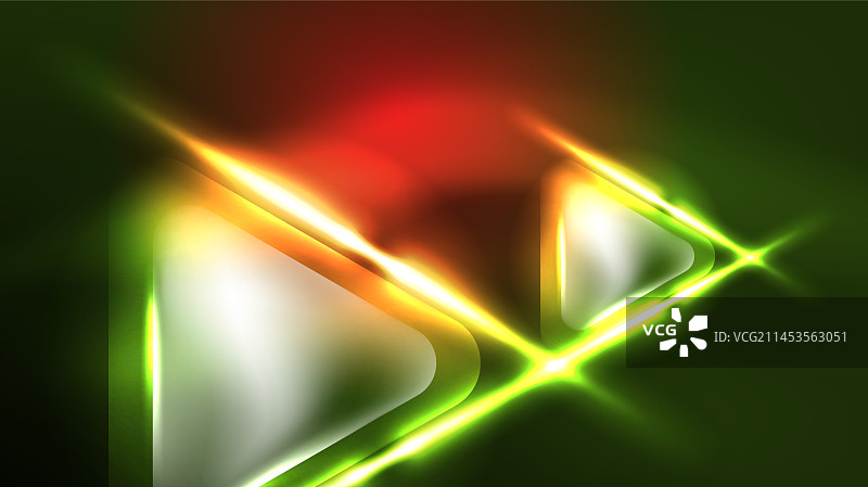 数字霓虹灯抽象背景三角形和图片素材