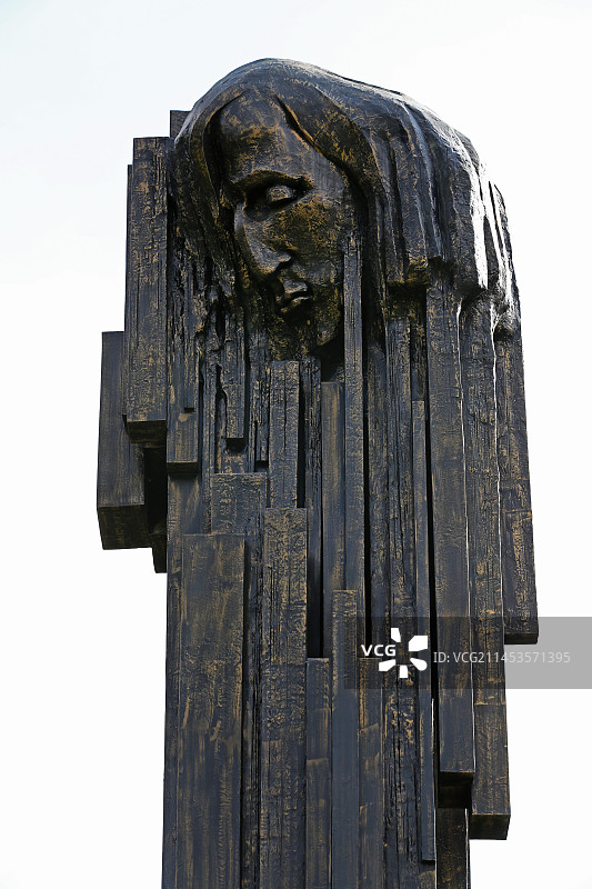 雕塑（上海中山公园内的肖邦像）图片素材