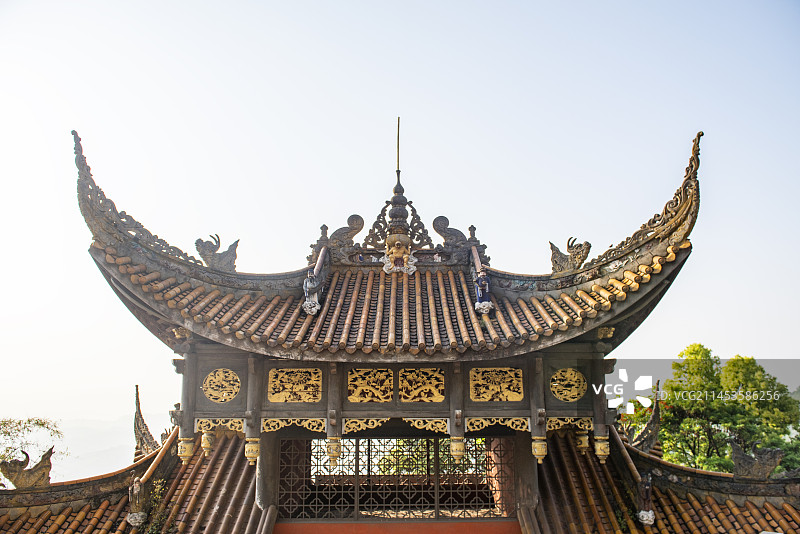 中国四川泸州方山中峰寺风景区图片素材