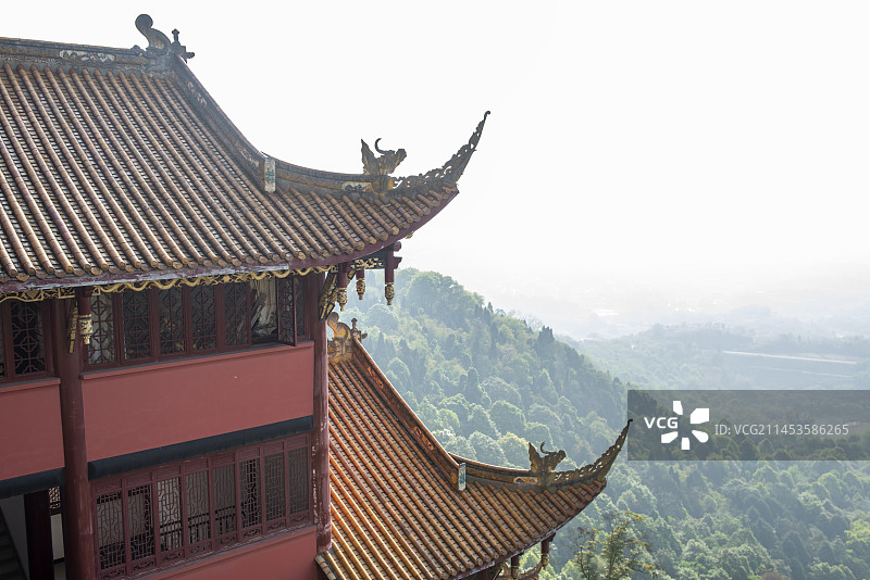 中国四川泸州方山中峰寺风景区图片素材