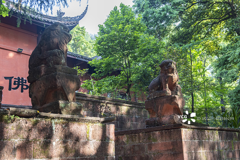 中国四川泸州方山中峰寺风景区图片素材