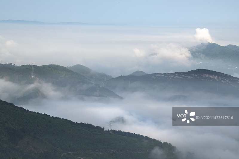 重庆万盛经开区黑山镇自然风光图片素材