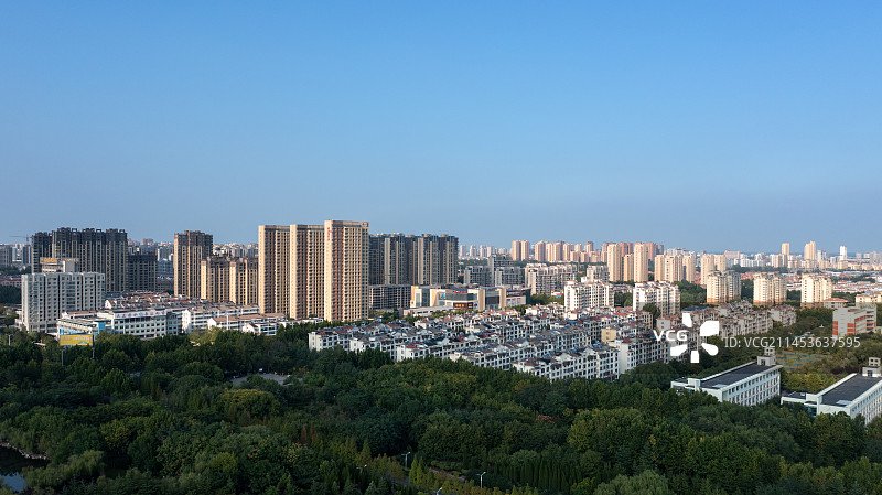 山东高密市城市风光图片素材