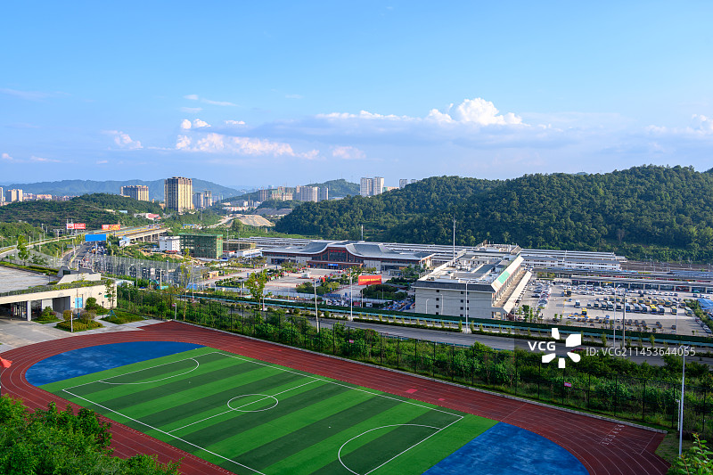 贵阳东站高铁站图片素材