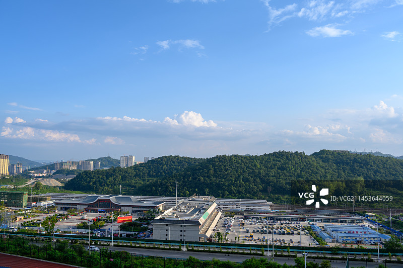 贵阳东站高铁站图片素材