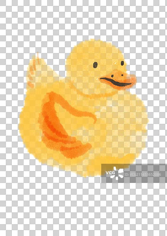 小鸭子插画元素图片素材