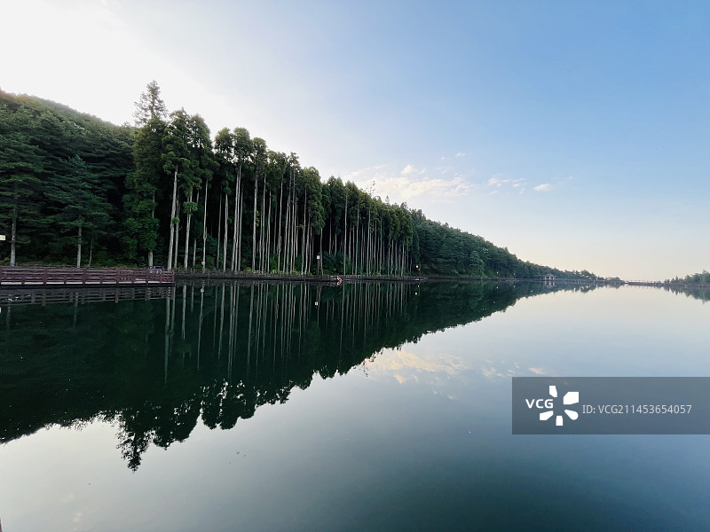秋水共长天一色图片素材