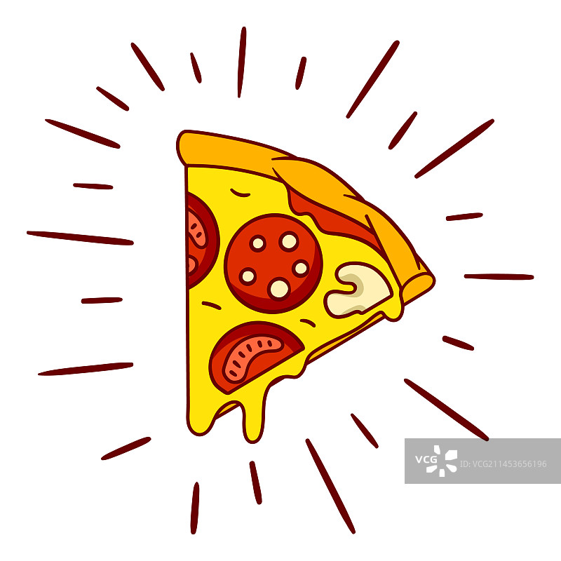 美味的意式披萨图片素材