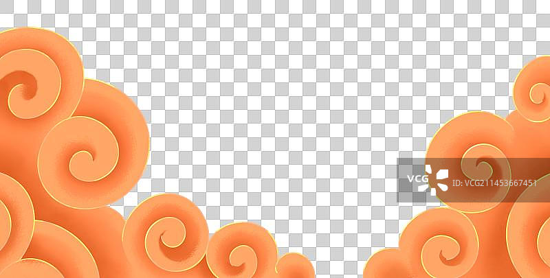 云纹边角图片素材