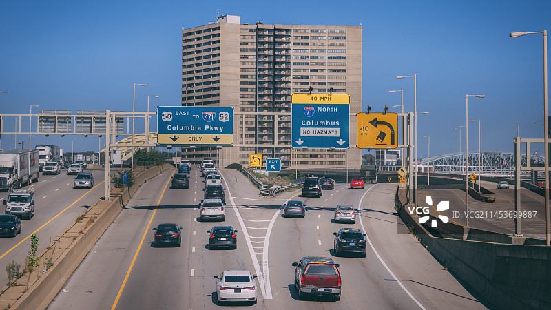 美国高速公路图片素材