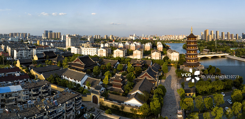 泰州南山律寺全景图片素材