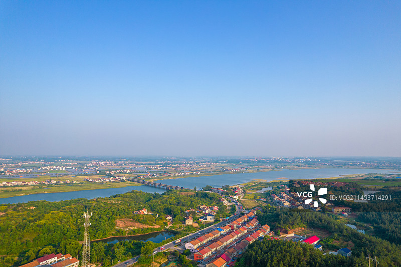 岳阳新墙河风光图片素材