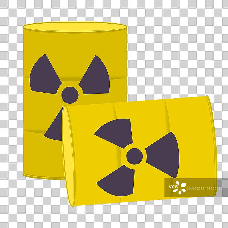 核辐射核污染物核废水污水手绘图片素材