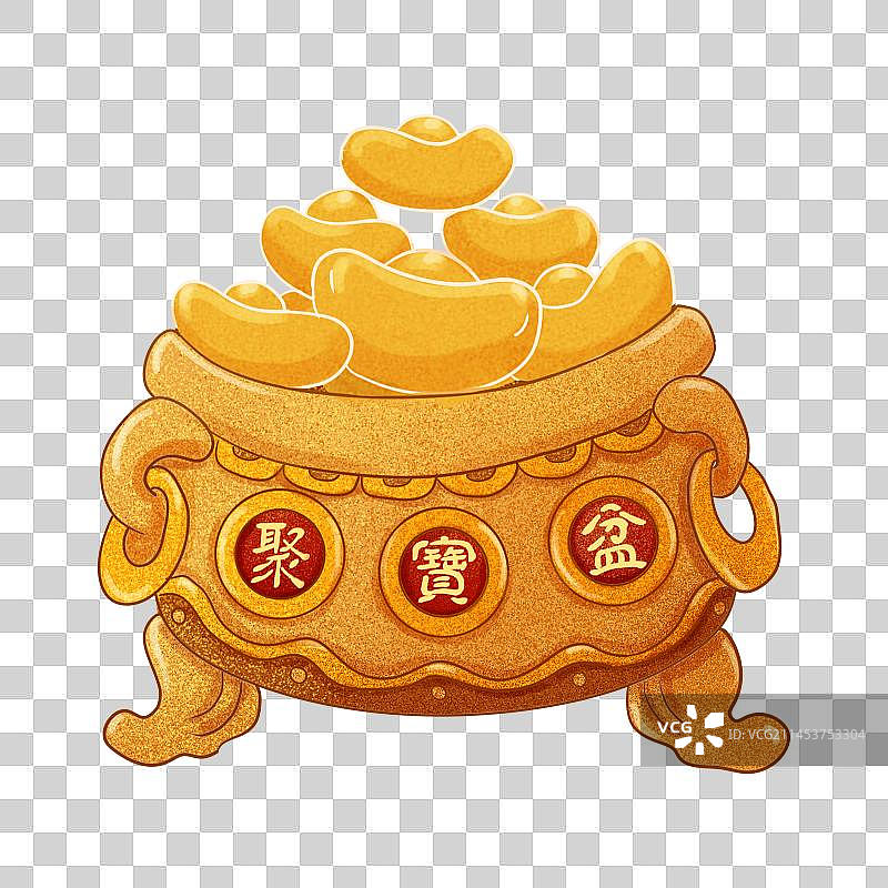 聚宝盆图片素材