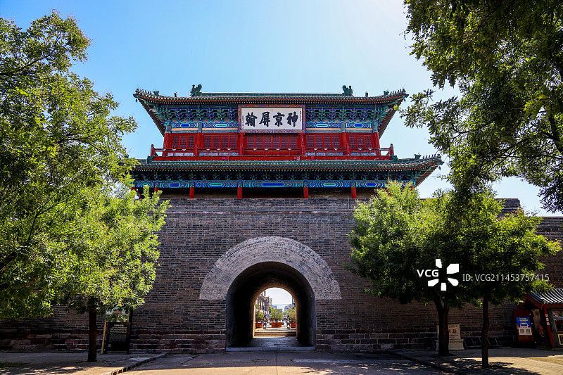 全国文保河北省张家口市宣化区镇朔楼图片素材