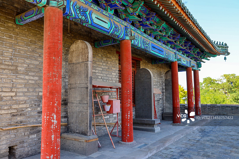 全国文保河北省张家口市宣化区镇朔楼图片素材