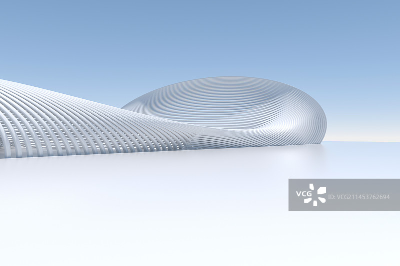 现代抽象建筑和地面图片素材