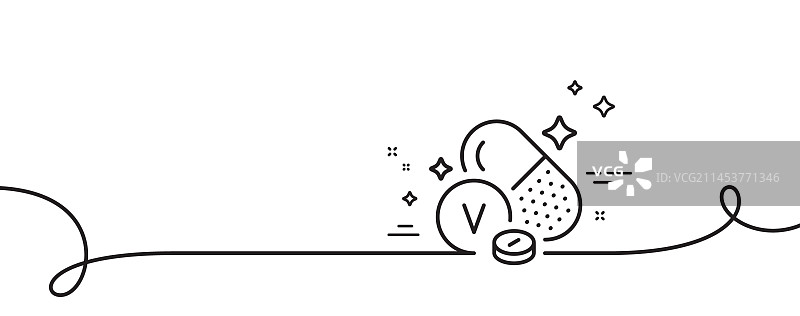 钒矿物线性图标化学元素V图片素材