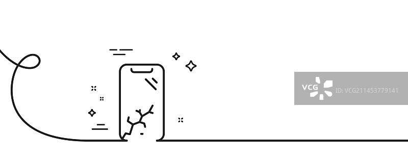智能手机断线图标手机崩溃标志图片素材