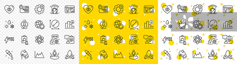 原子快速入门指南和冥想眼线稿图片素材