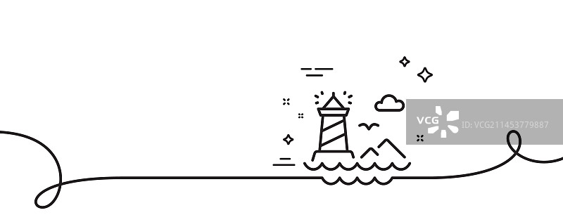 灯塔线图标烽火台标志图片素材