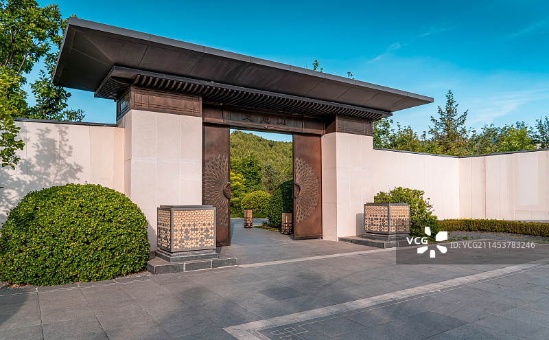 北京顺义房产售楼处景观图片素材