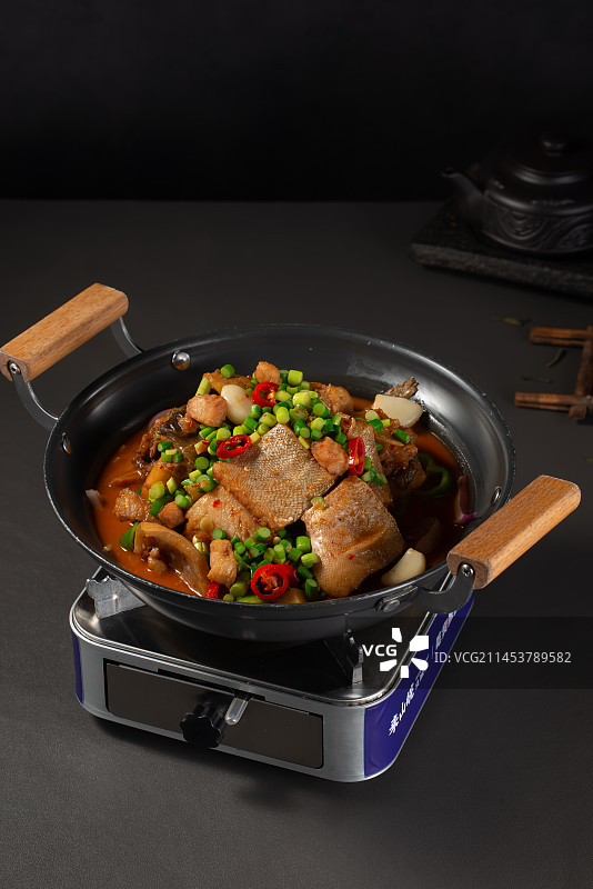 红烧臭鳜鱼块图片素材