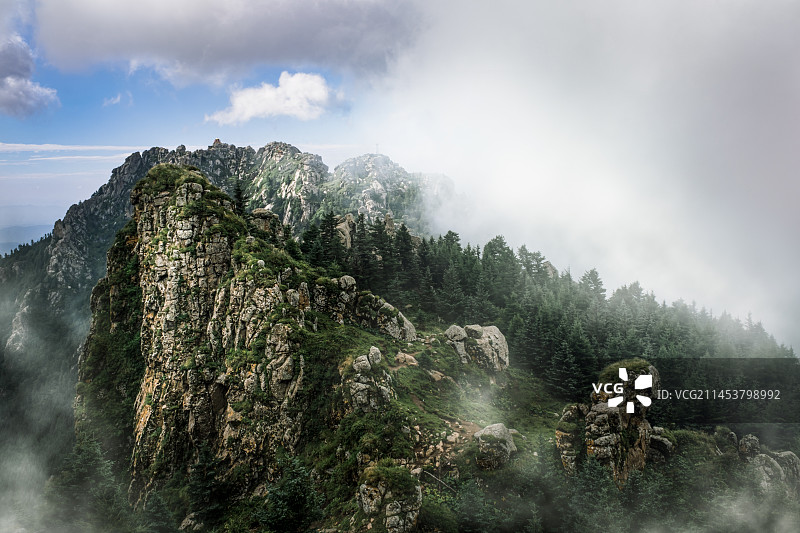 山西芦芽山风光图片素材