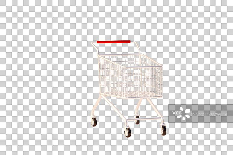 3D渲染电商购物元素图片素材