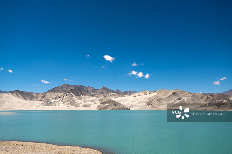 喀什白沙湖图片素材